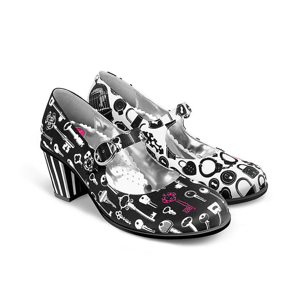 Chocolaticas® Mid Heels Key Women's Mary Jane Pump – Hot Chocolate