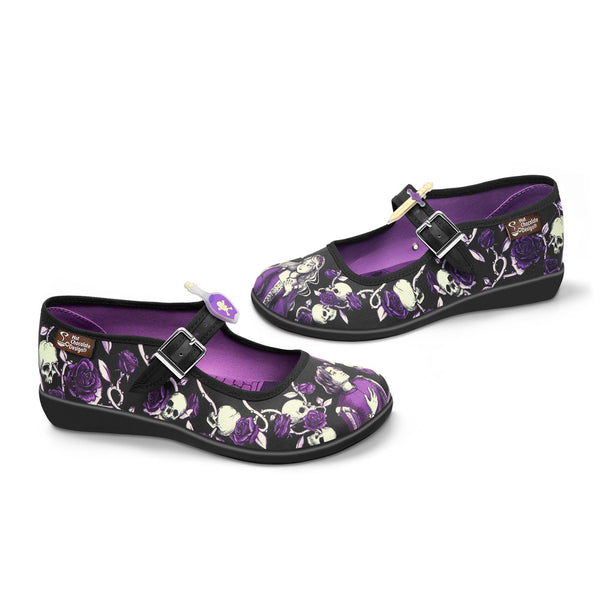 Chocolaticas® Romeo And Juliet Women's Mary Jane Flat – Hot