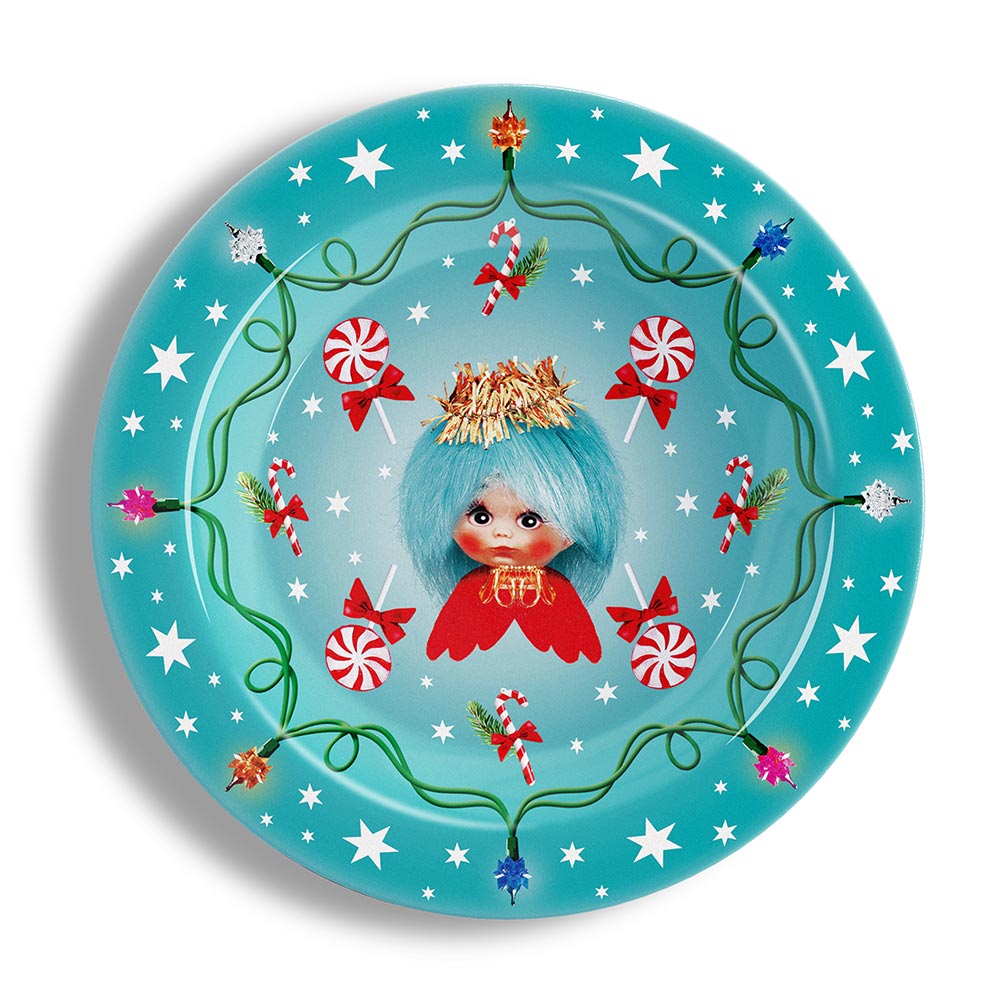 Chocolaticas® Kitschy Christmas Set of Plates
