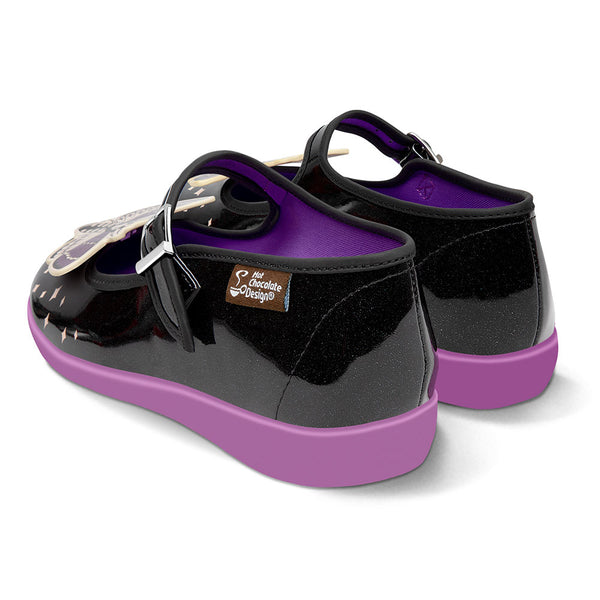 Chocolaticas® Death Moth Women's Mary Jane Flat – Hot Chocolate