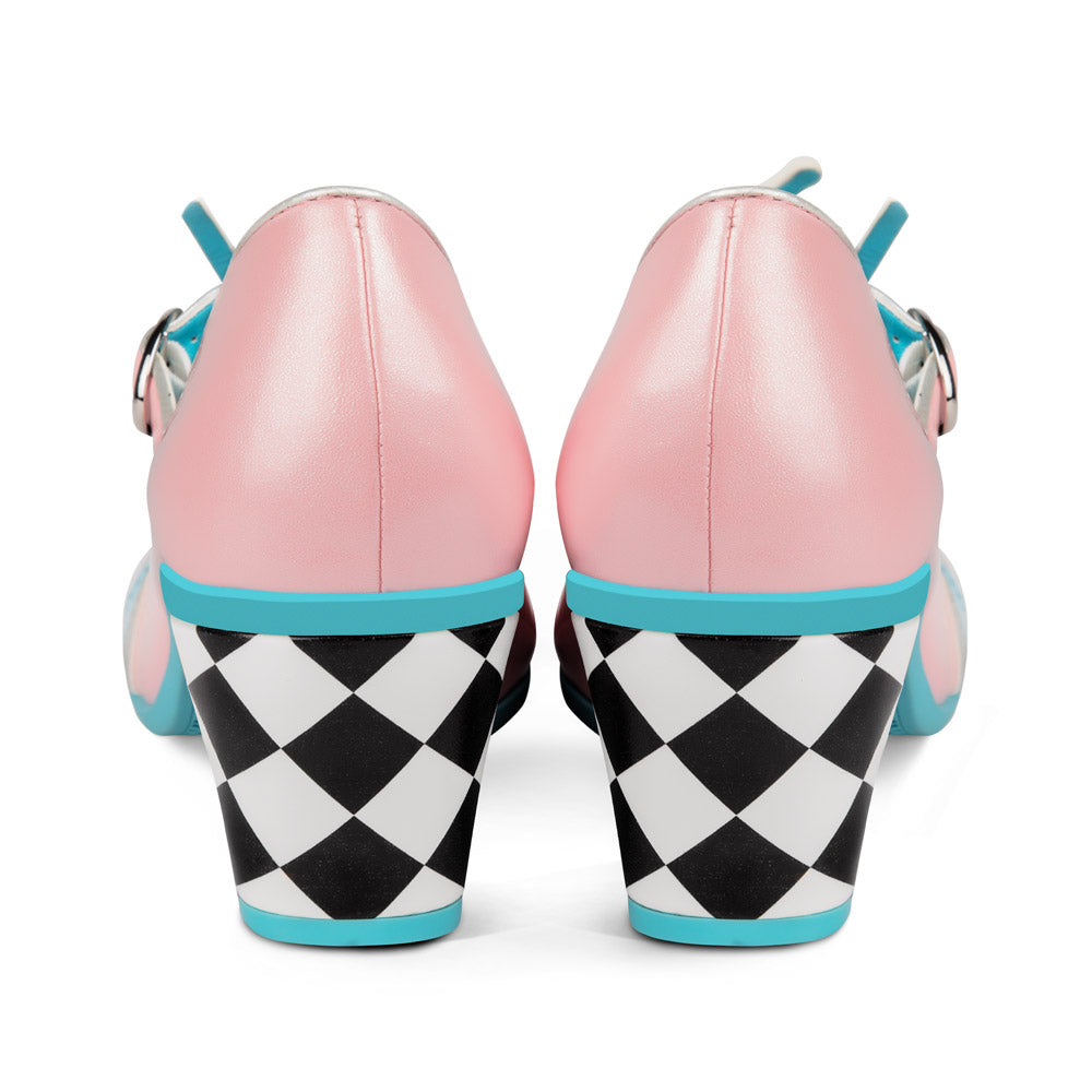 Chocolaticas® Mid Heels Diner Women's Mary Jane Pump