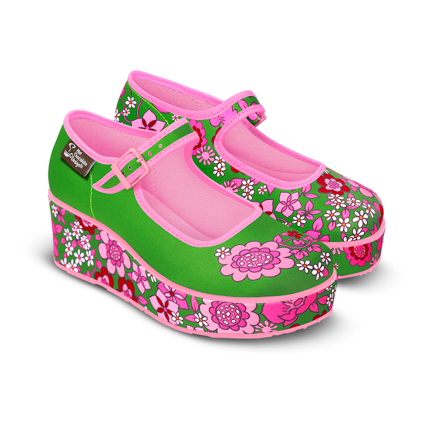 Pink mary janes top