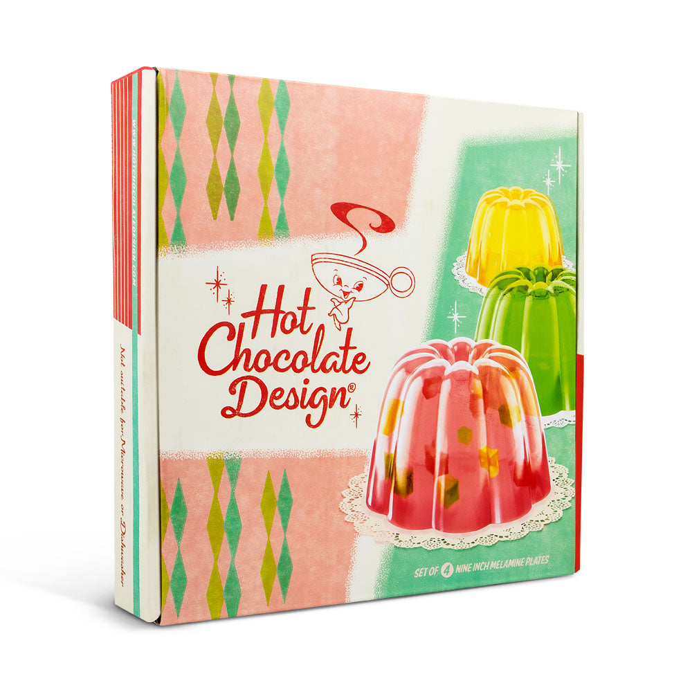 Chocolaticas® Kitschy Christmas Set of Plates