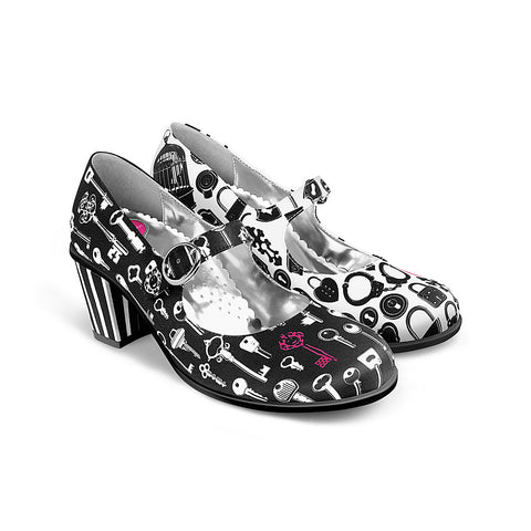 Chocolaticas® Mid Heels Key Women's Mary Jane Pump
