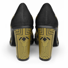 Chocolaticas® High Heels Golden Nights Women's Mary Jane Pump
