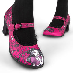 Chocolaticas® Mid Heels Carmilla Women's Mary Jane Pump