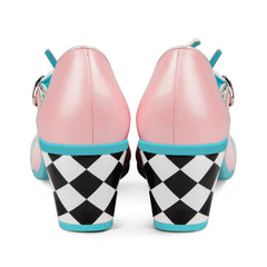 Chocolaticas® Mid Heels Diner Women's Mary Jane Pump