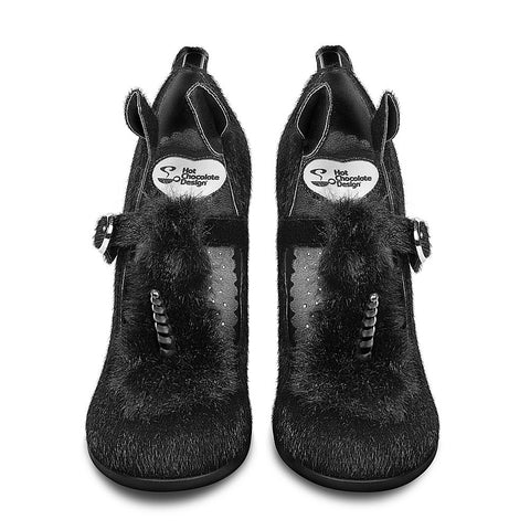 Chocolaticas® High Heels Black Unicorn Women's Mary Jane Pump