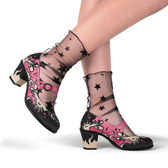 Chocolaticas® Mid Heels Transylvania Women's Mary Jane Pump