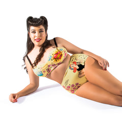 Chocolaticas® Tattoo Women's Swimwear Top
