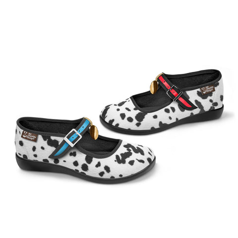 Chocolaticas® Dalmatians Women’s Mary Jane Flat Shoes