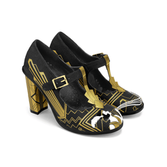 Chocolaticas® High Heels Golden Nights Women's Mary Jane Pump