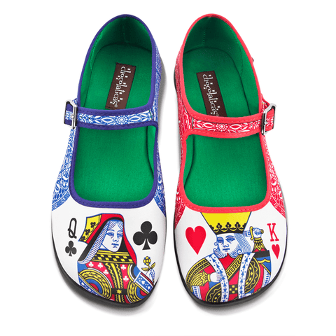 Chocolaticas® Lady Poker Women's Mary Jane Flat