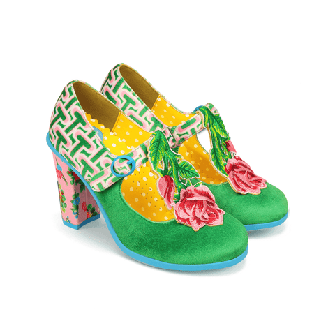 Chocolaticas® High Heels Kitsch Lover Women's Mary Jane Pump